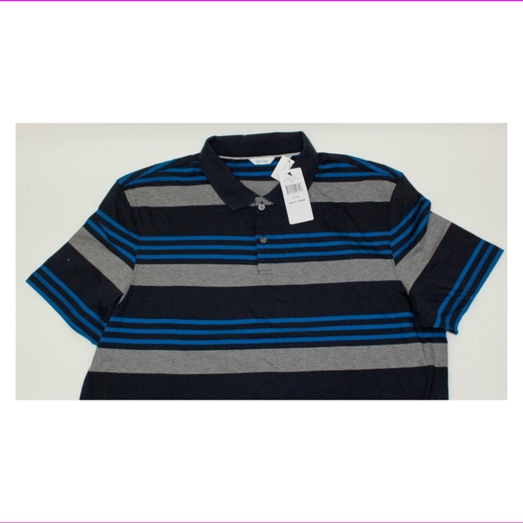 Calvin Klein Men's Liquid Touch Polo Shirt - Picture 2 of 3